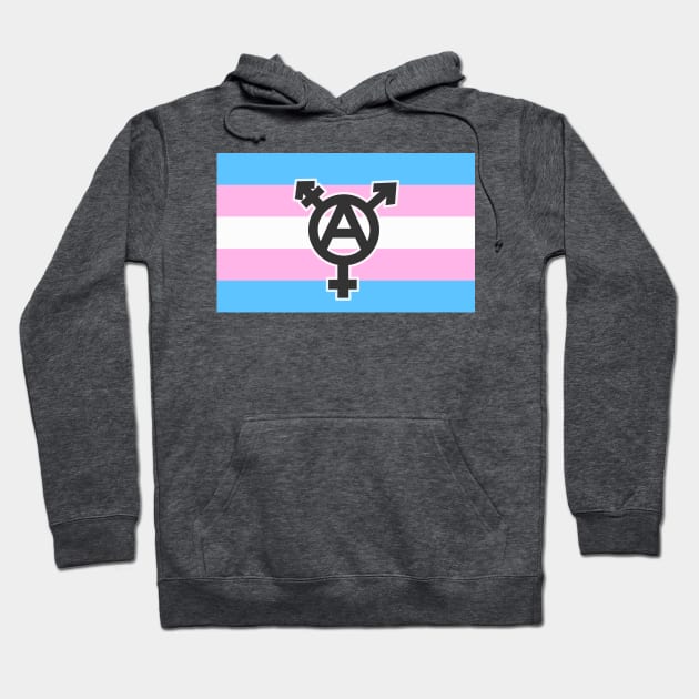 Trans Anarchy Hoodie by WallHaxx